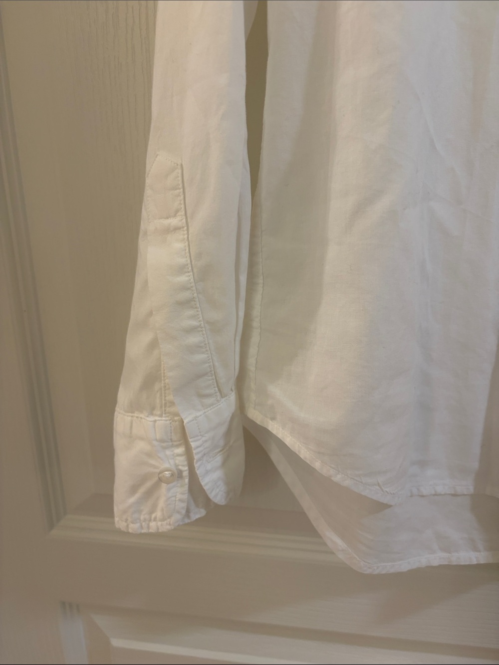 Frank & Eileen White Casual Button-Down Shirt - Frankandeileen.com for sizing - Picture 5 of 10